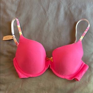 Victoria's Secret Pink Push-Up Bra with Adjustable Straps